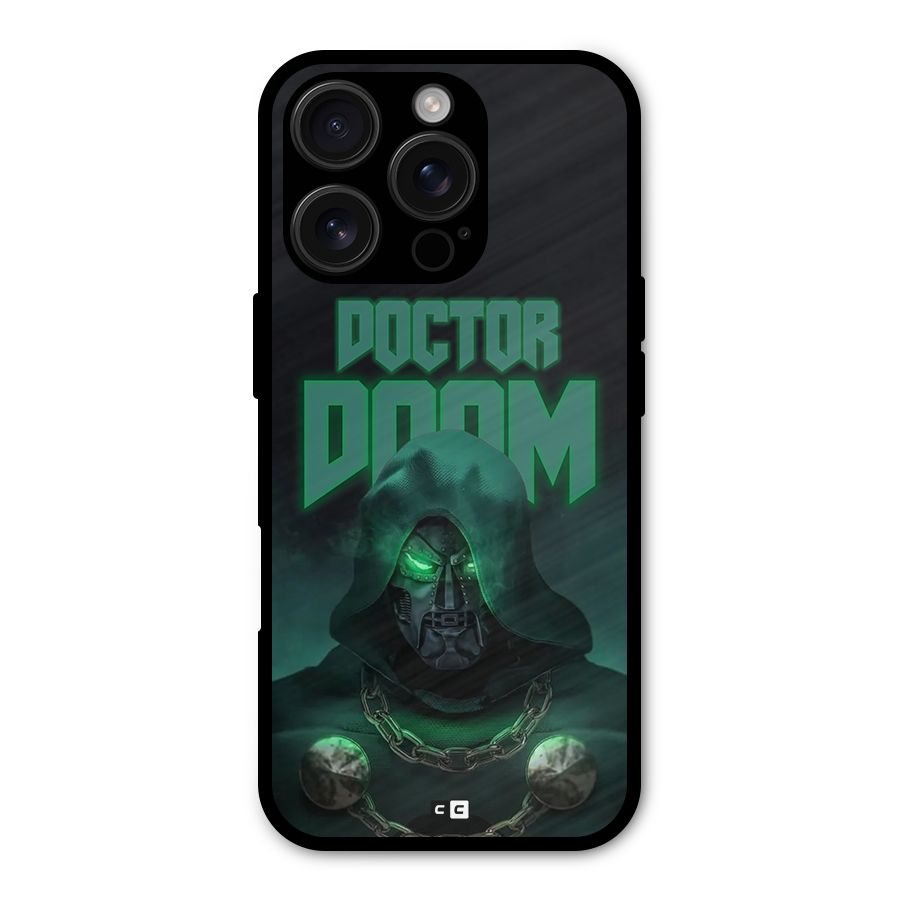 Doctor Doom Metal Back Case for iPhone 16 Pro
