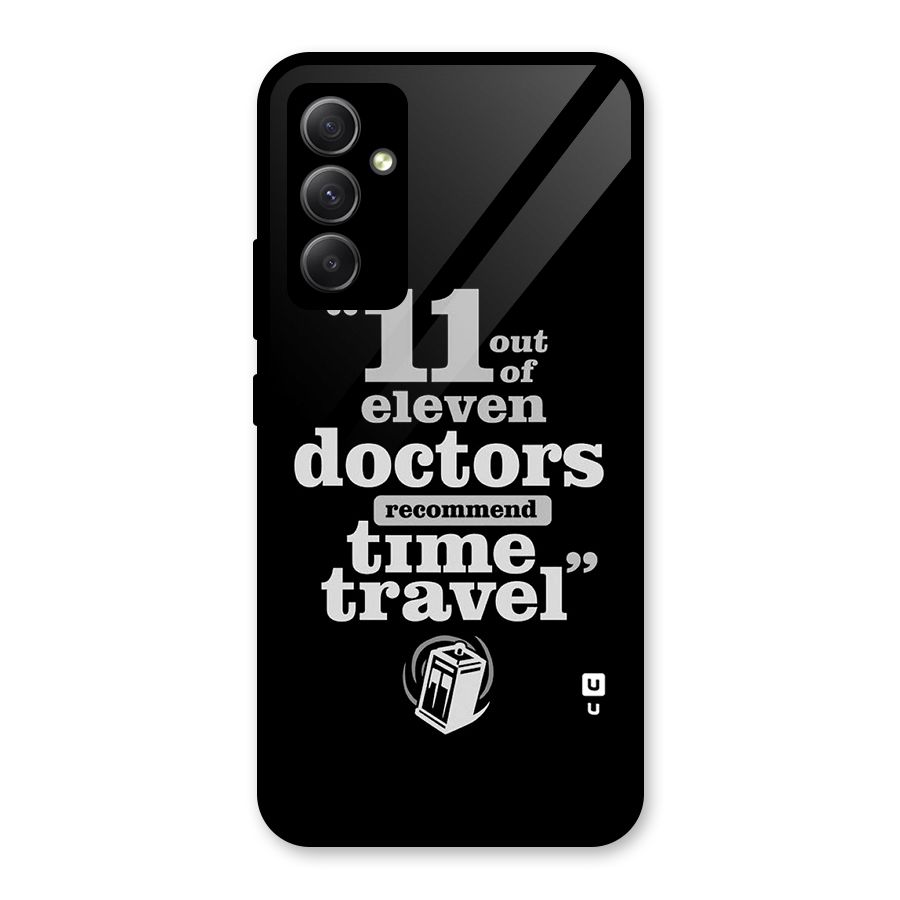 Doctors Recommend Time Travel Glass Back Case for Galaxy A34