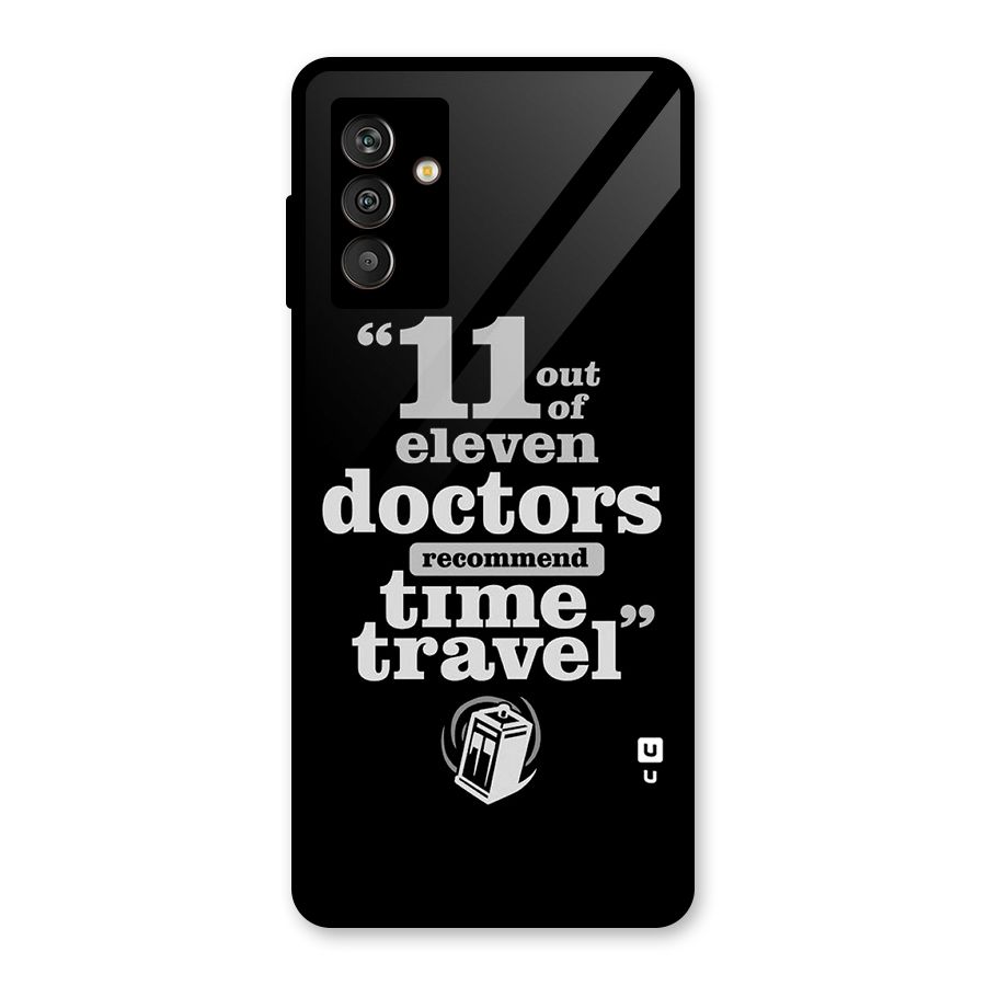 Doctors Recommend Time Travel Glass Back Case for Galaxy M13