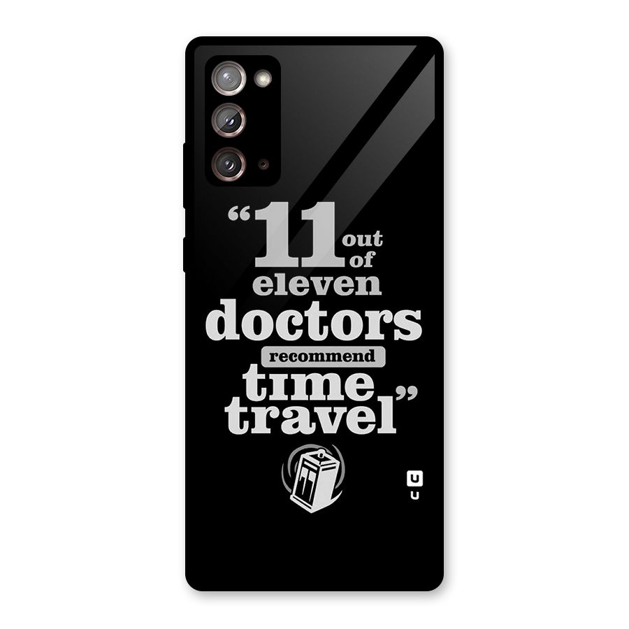 Doctors Recommend Time Travel Glass Back Case for Galaxy Note 20