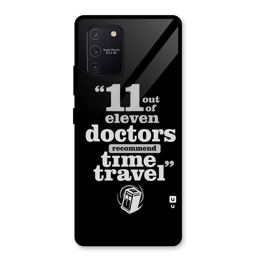 Doctors Recommend Time Travel Glass Back Case for Galaxy S10 Lite