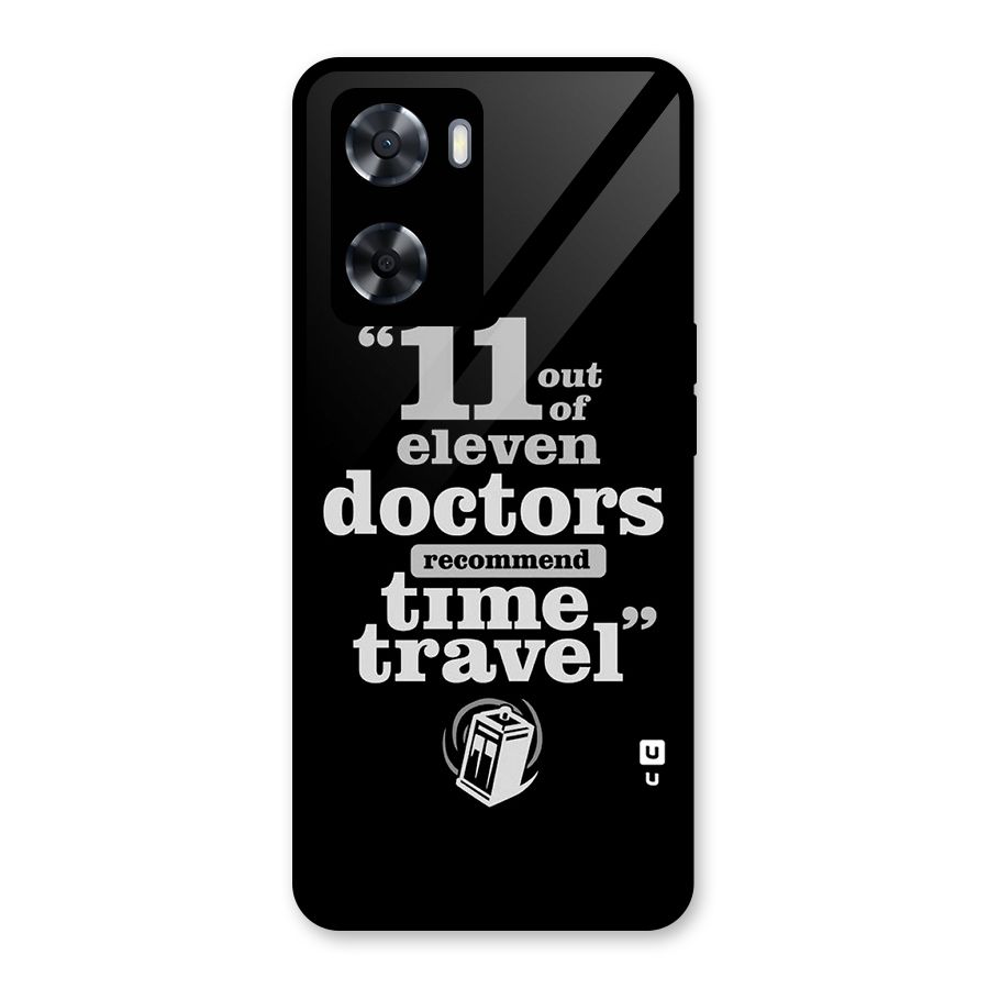 Doctors Recommend Time Travel Glass Back Case for OnePlus Nord N20 SE