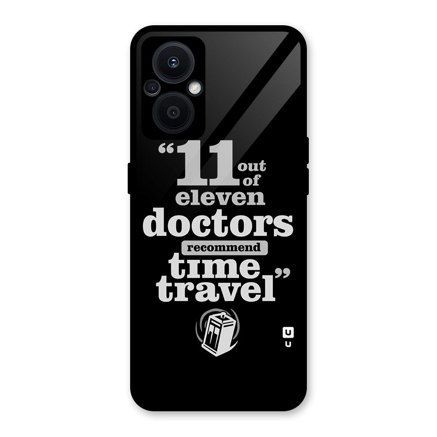 Doctors Recommend Time Travel Glass Back Case for Oppo F21s Pro 5G