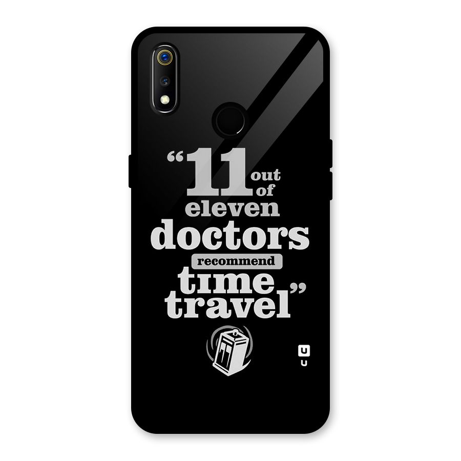 Doctors Recommend Time Travel Glass Back Case for Realme 3i