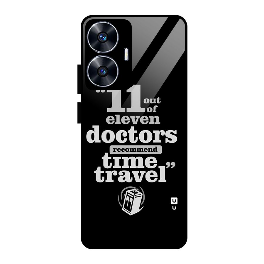 Doctors Recommend Time Travel Glass Back Case for Realme Narzo N55