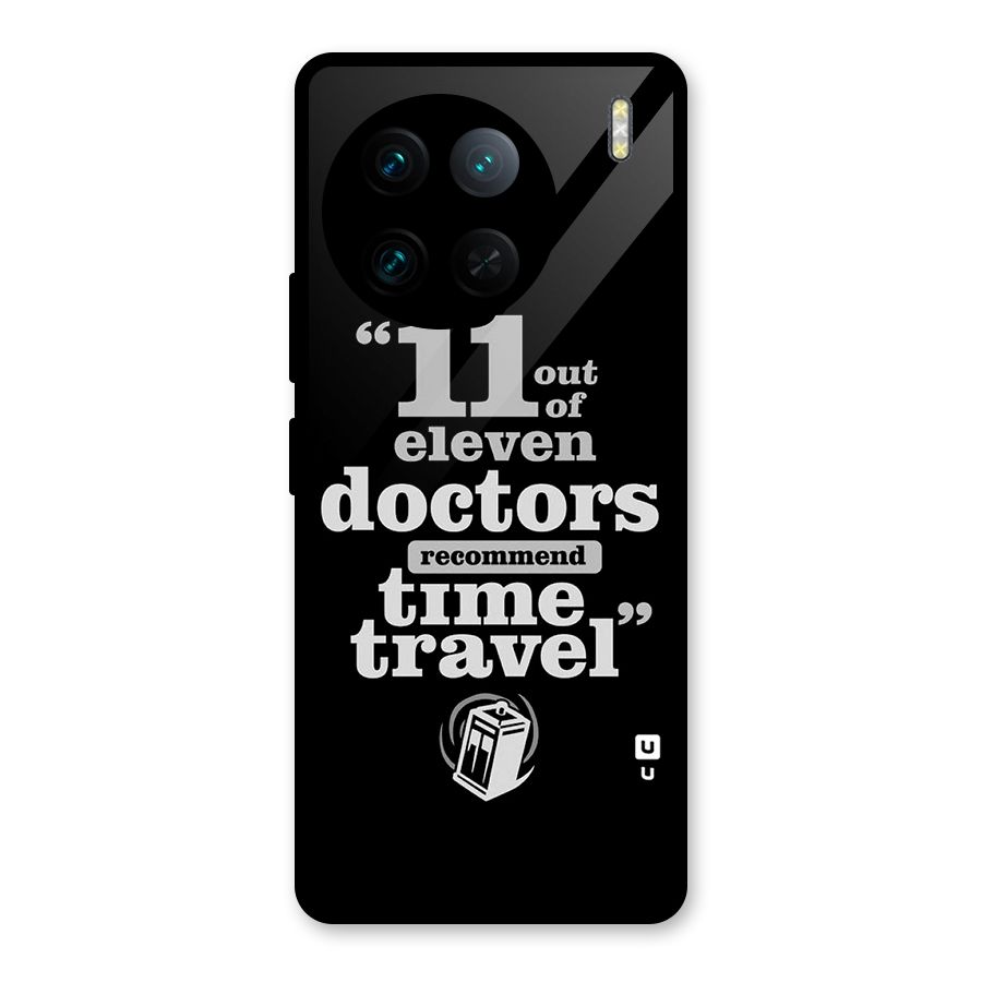 Doctors Recommend Time Travel Glass Back Case for Vivo X90 Pro