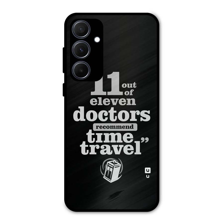 Doctors Recommend Time Travel Metal Back Case for Galaxy A35