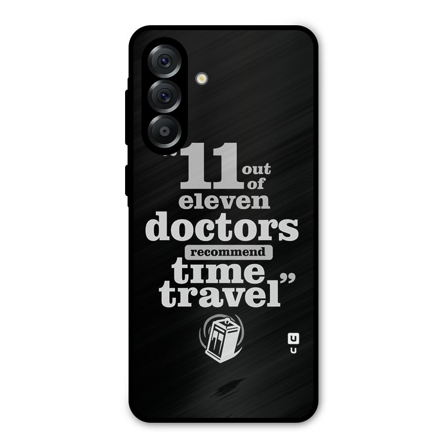 Doctors Recommend Time Travel Metal Back Case for Galaxy A56
