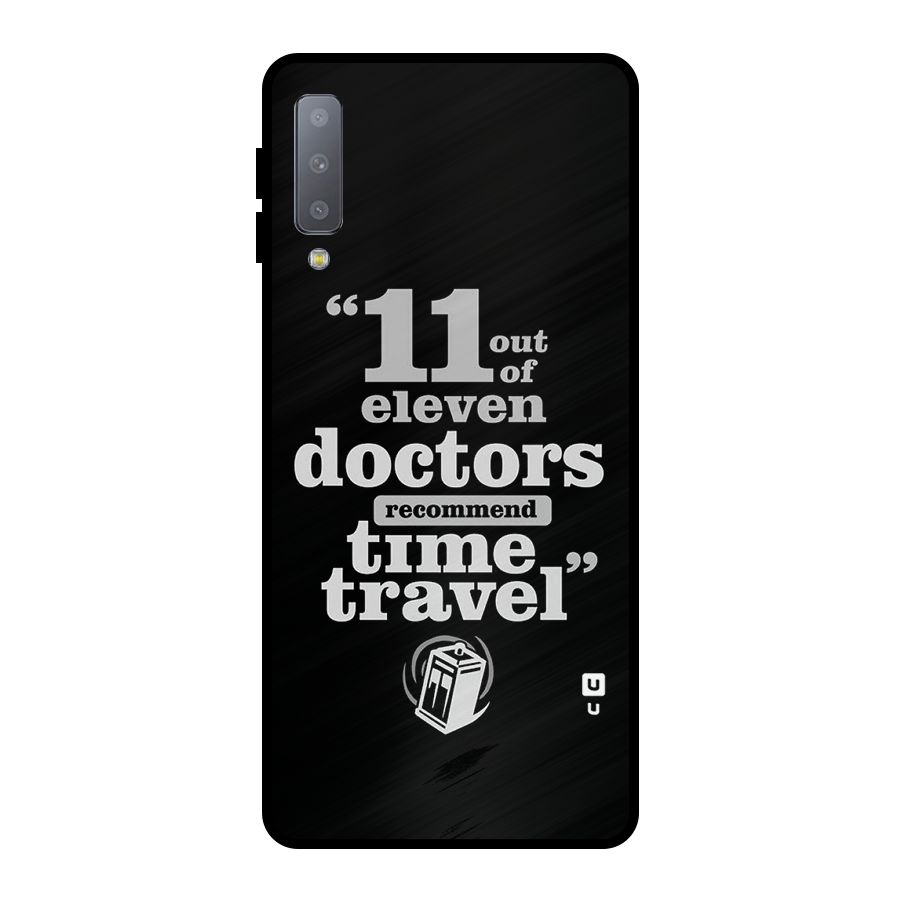 Doctors Recommend Time Travel Metal Back Case for Galaxy A7 (2018)