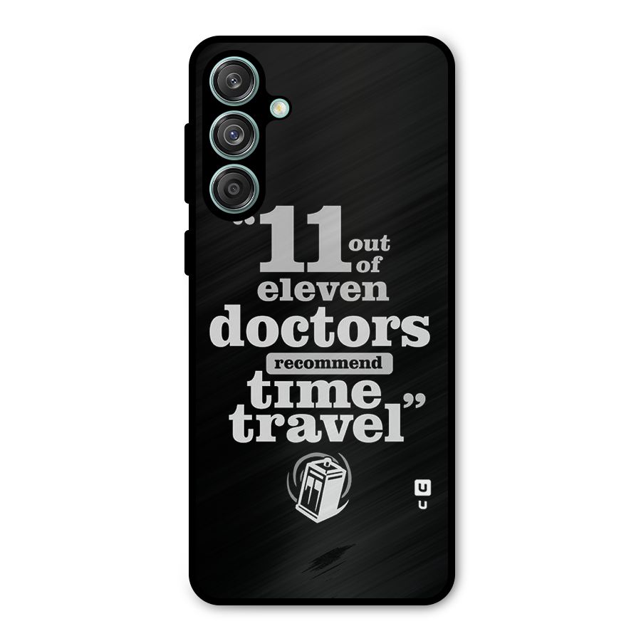 Doctors Recommend Time Travel Metal Back Case for Galaxy M55 5G