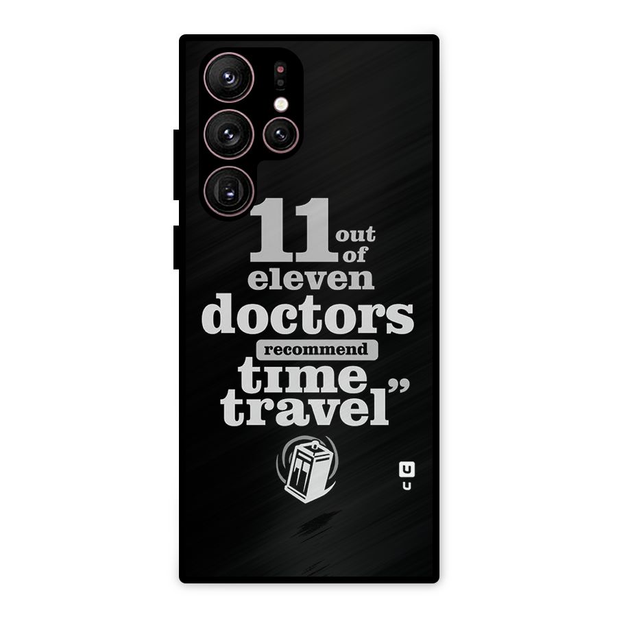 Doctors Recommend Time Travel Metal Back Case for Galaxy S22 Ultra 5G
