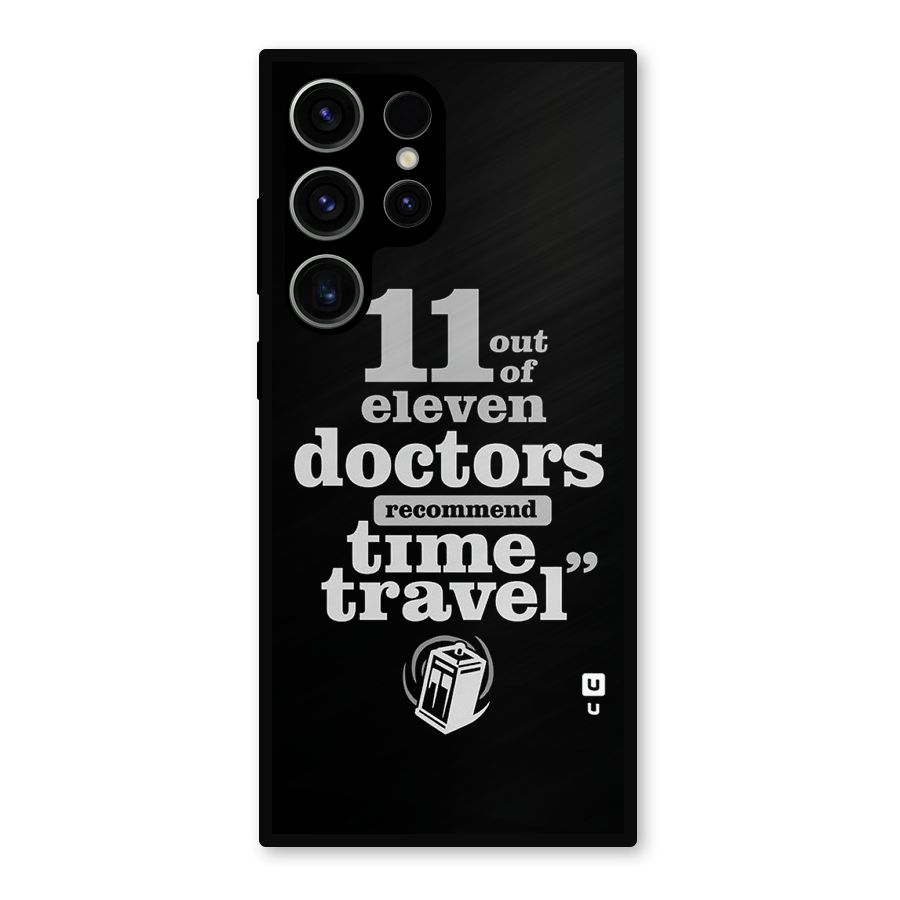 Doctors Recommend Time Travel Metal Back Case for Galaxy S23 Ultra