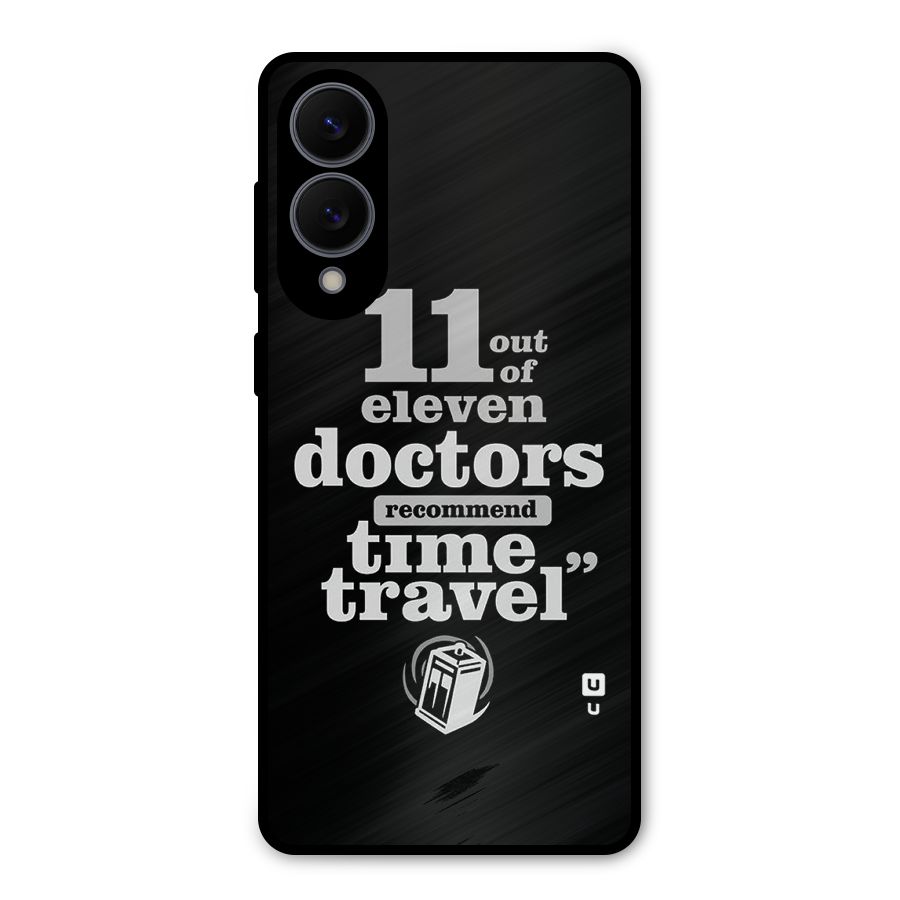 Doctors Recommend Time Travel Metal Back Case for Galaxy S25 Edge