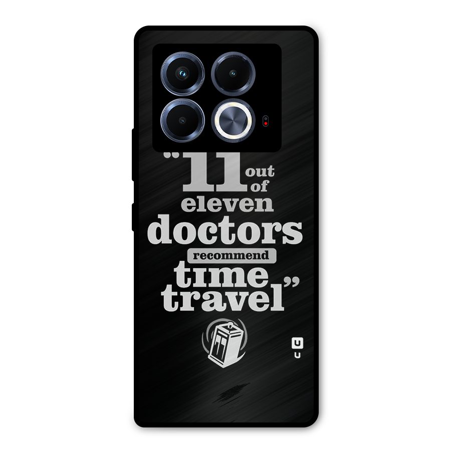 Doctors Recommend Time Travel Metal Back Case for Infinix Note 40 5G