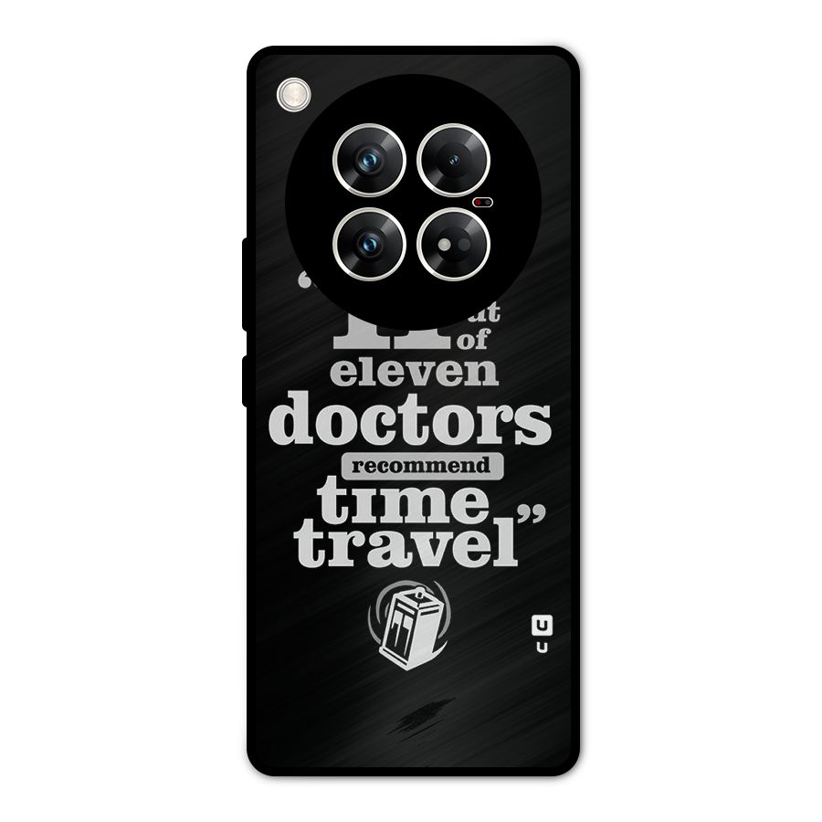 Doctors Recommend Time Travel Metal Back Case for Infinix Zero 40 5G
