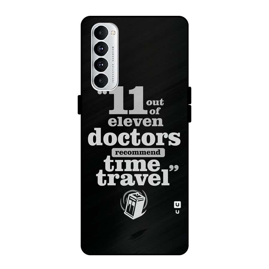 Doctors Recommend Time Travel Metal Back Case for Oppo Reno4 Pro