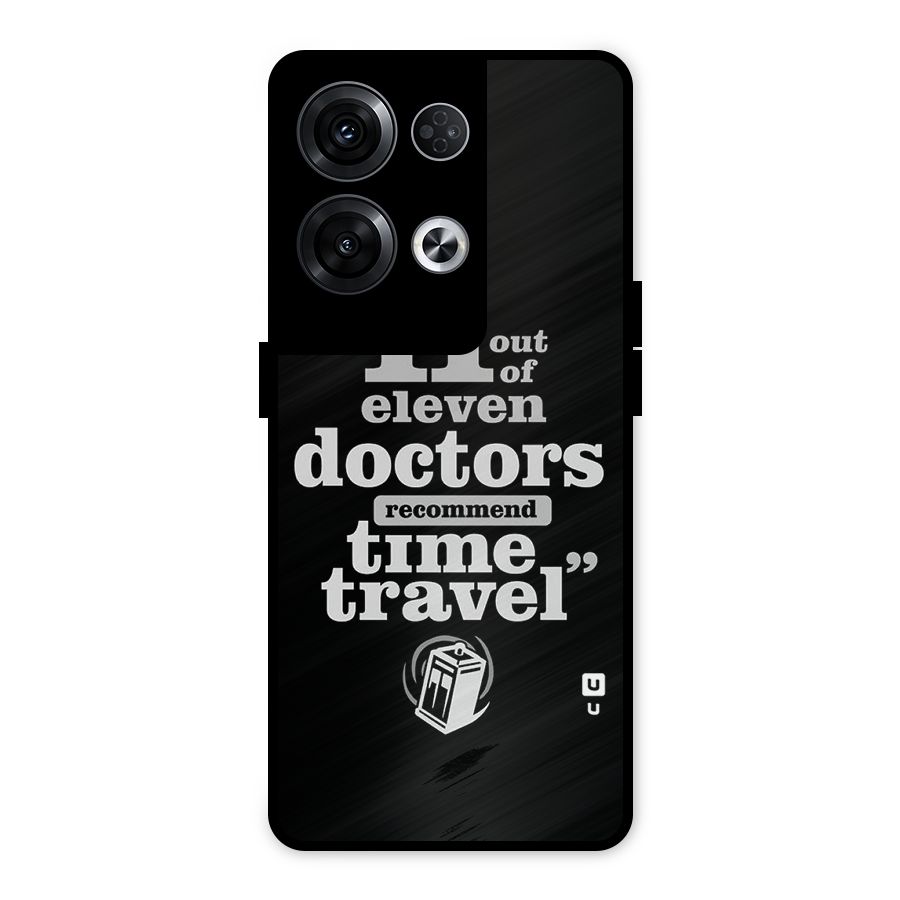 Doctors Recommend Time Travel Metal Back Case for Oppo Reno8 Pro 5G