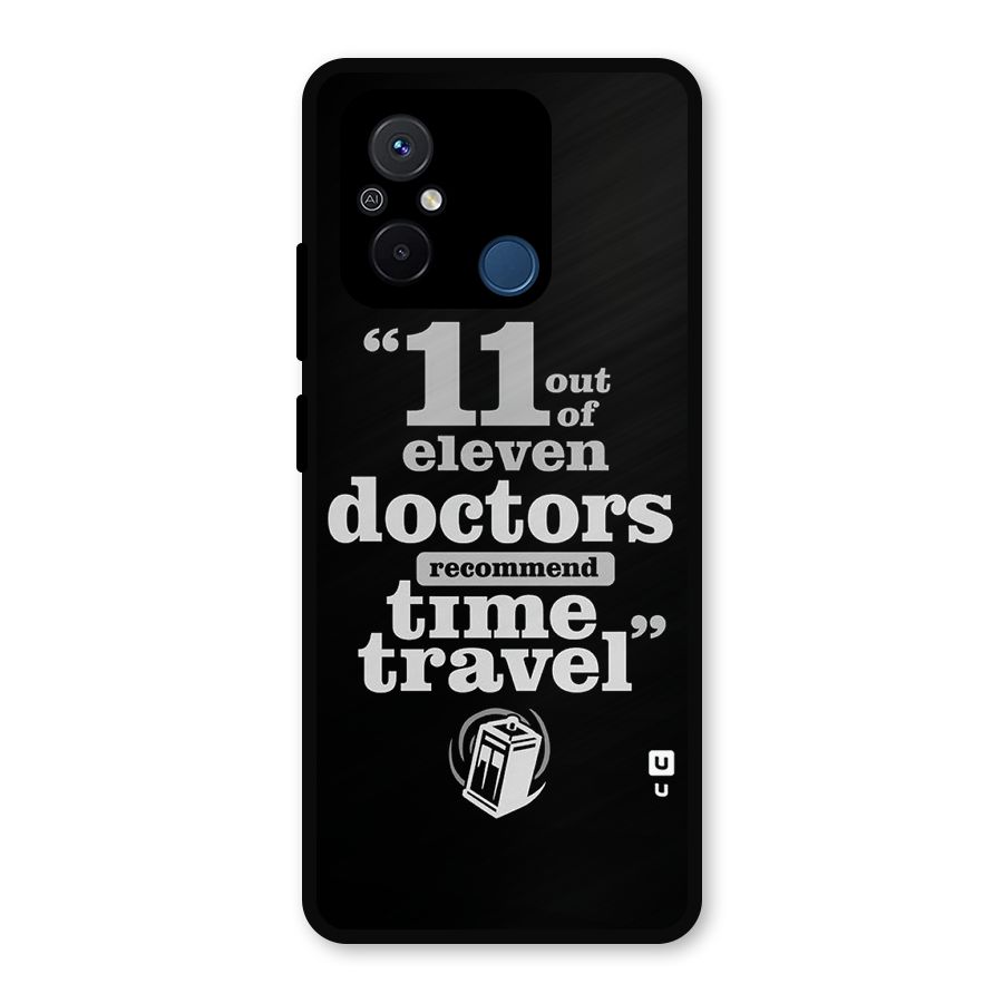 Doctors Recommend Time Travel Metal Back Case for Poco C55
