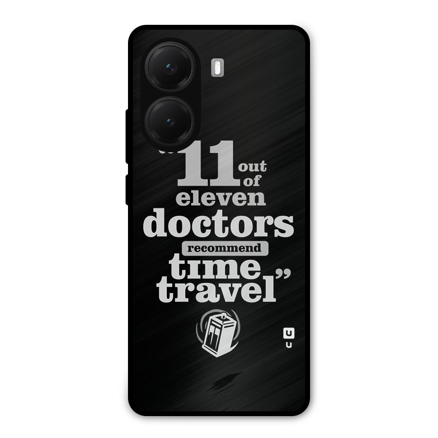 Doctors Recommend Time Travel Metal Back Case for Poco X7 Pro