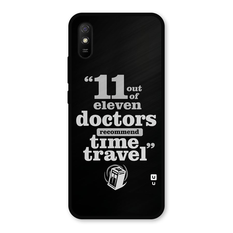 Doctors Recommend Time Travel Metal Back Case for Redmi 9i