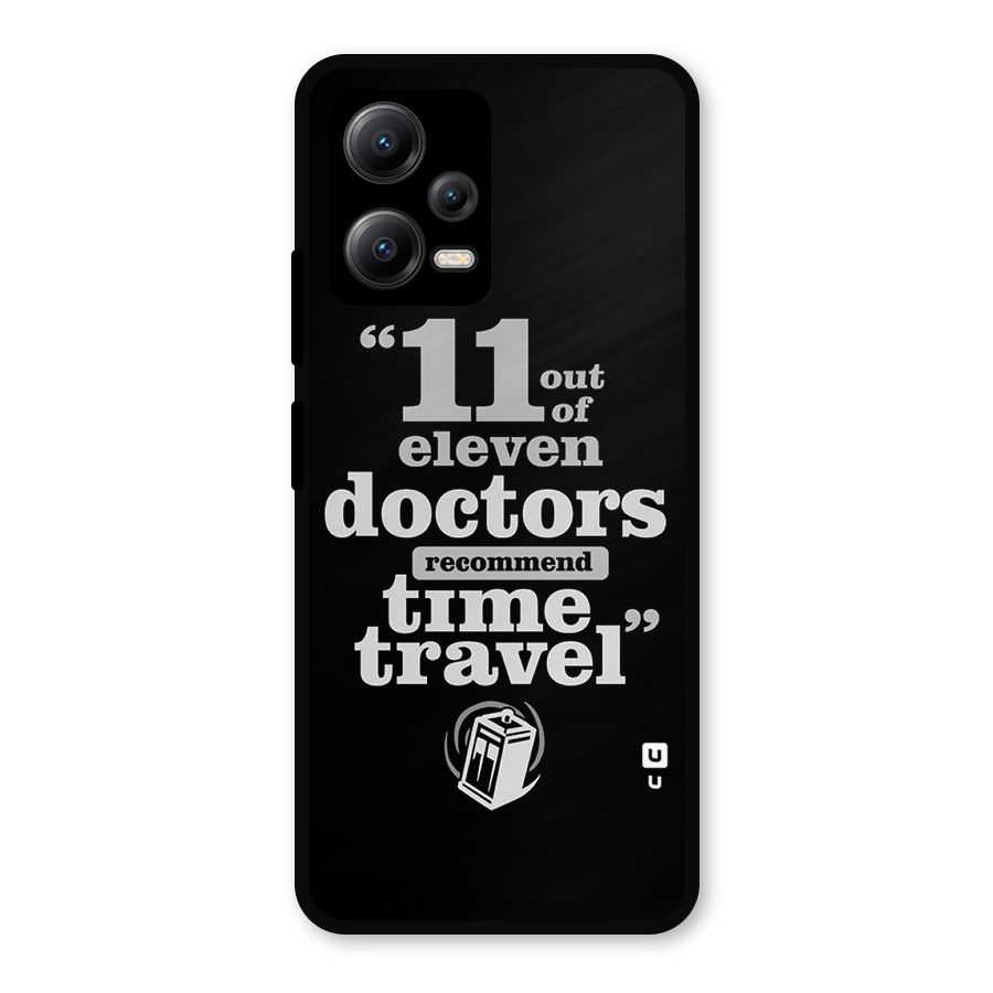 Doctors Recommend Time Travel Metal Back Case for Redmi Note 12 5G