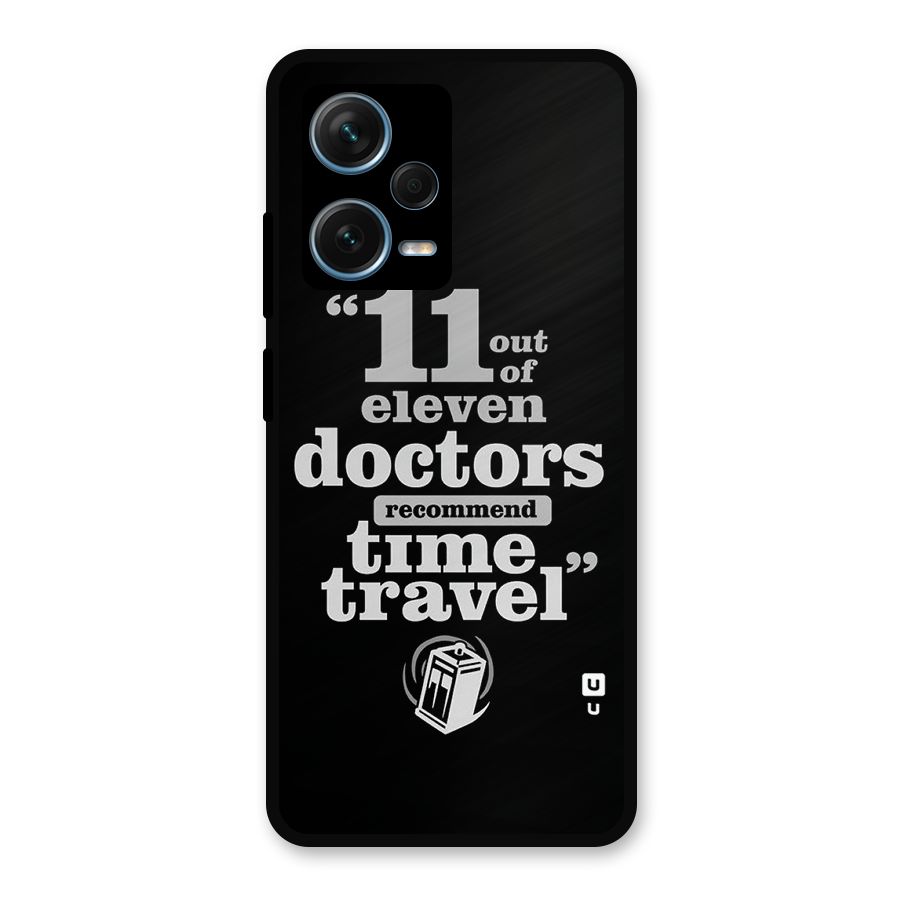 Doctors Recommend Time Travel Metal Back Case for Redmi Note 12 Pro Plus 5G