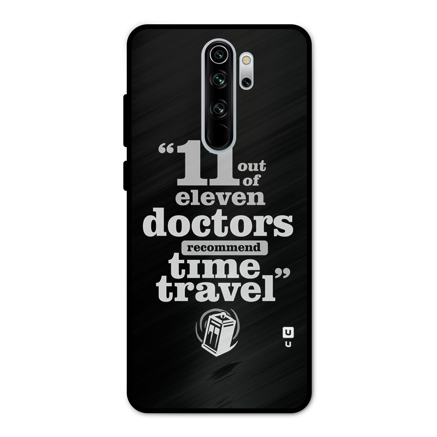 Doctors Recommend Time Travel Metal Back Case for Redmi Note 8 Pro