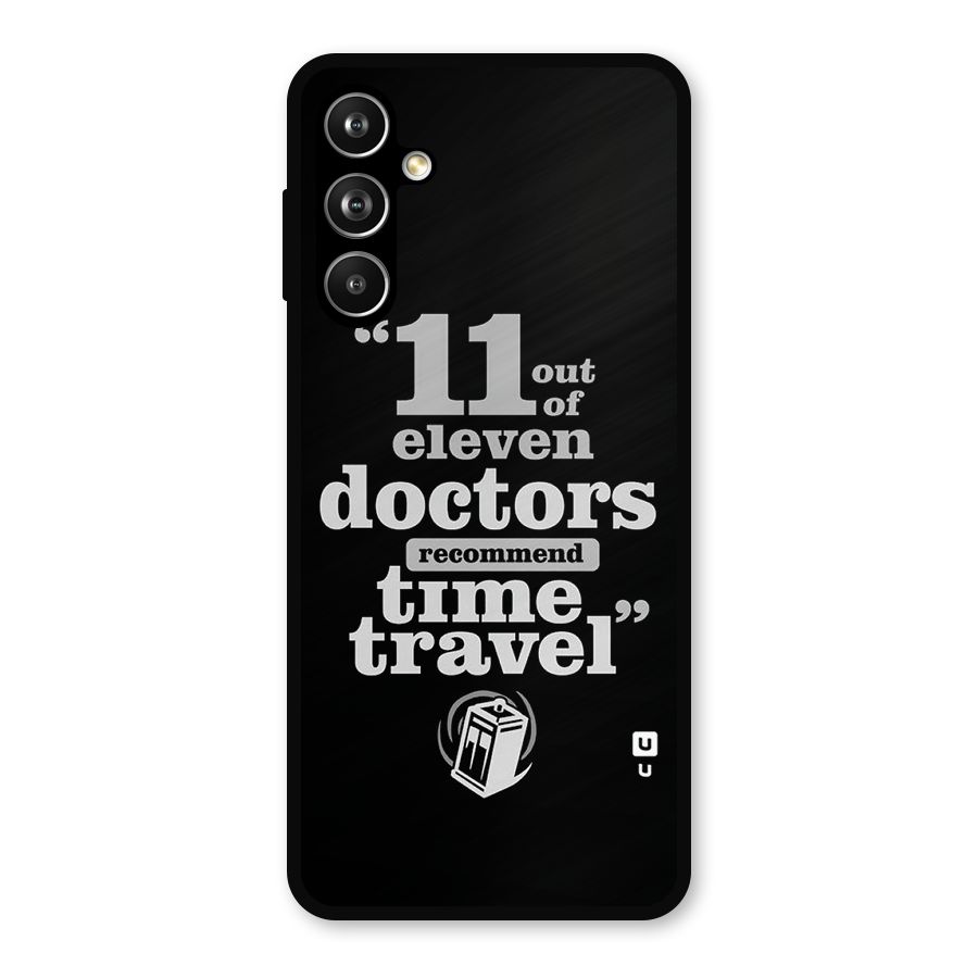Doctors Recommend Time Travel Metal Back Case for Samsung Galaxy M54