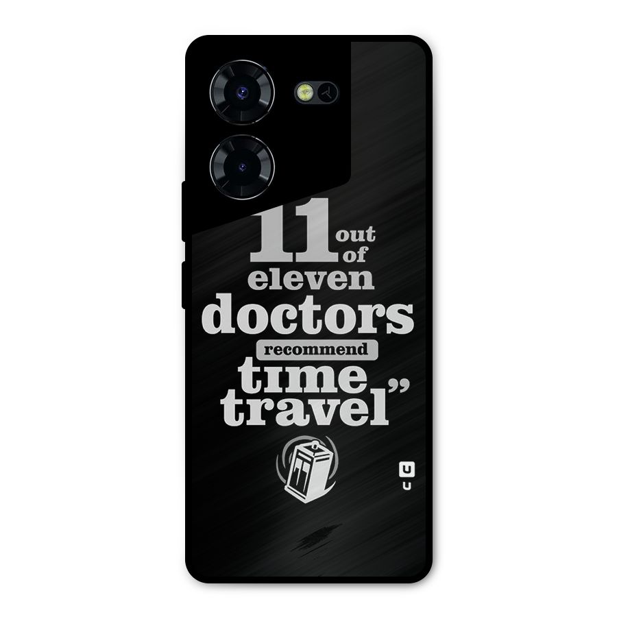 Doctors Recommend Time Travel Metal Back Case for Tecno Pova 5 Pro 5G