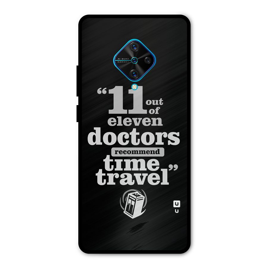 Doctors Recommend Time Travel Metal Back Case for Vivo S1 Pro