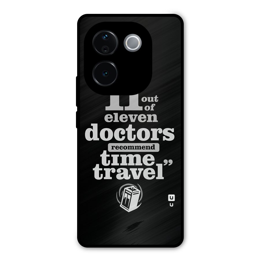 Doctors Recommend Time Travel Metal Back Case for Vivo T3 Pro