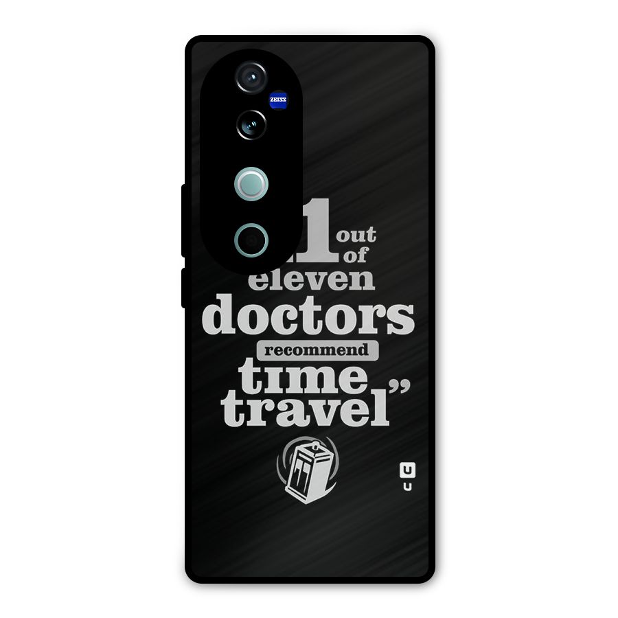 Doctors Recommend Time Travel Metal Back Case for Vivo V40