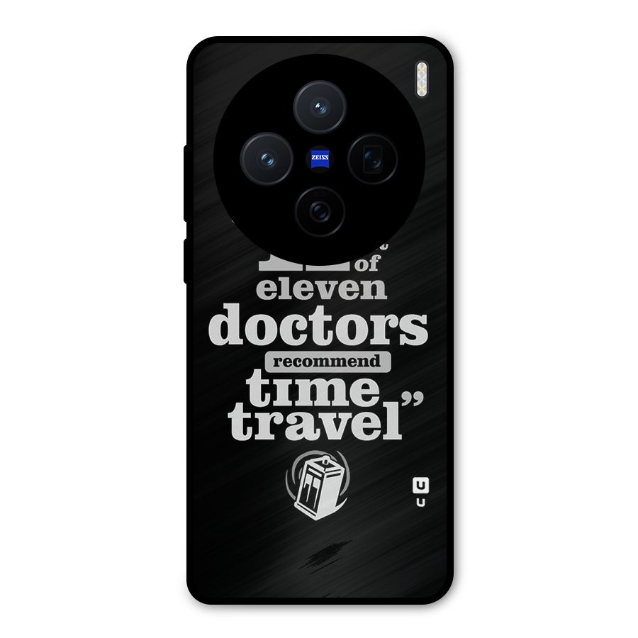 Doctors Recommend Time Travel Metal Back Case for Vivo X200