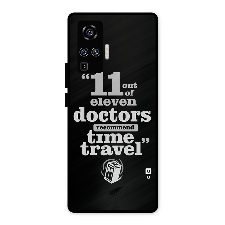 Doctors Recommend Time Travel Metal Back Case for Vivo X50 Pro