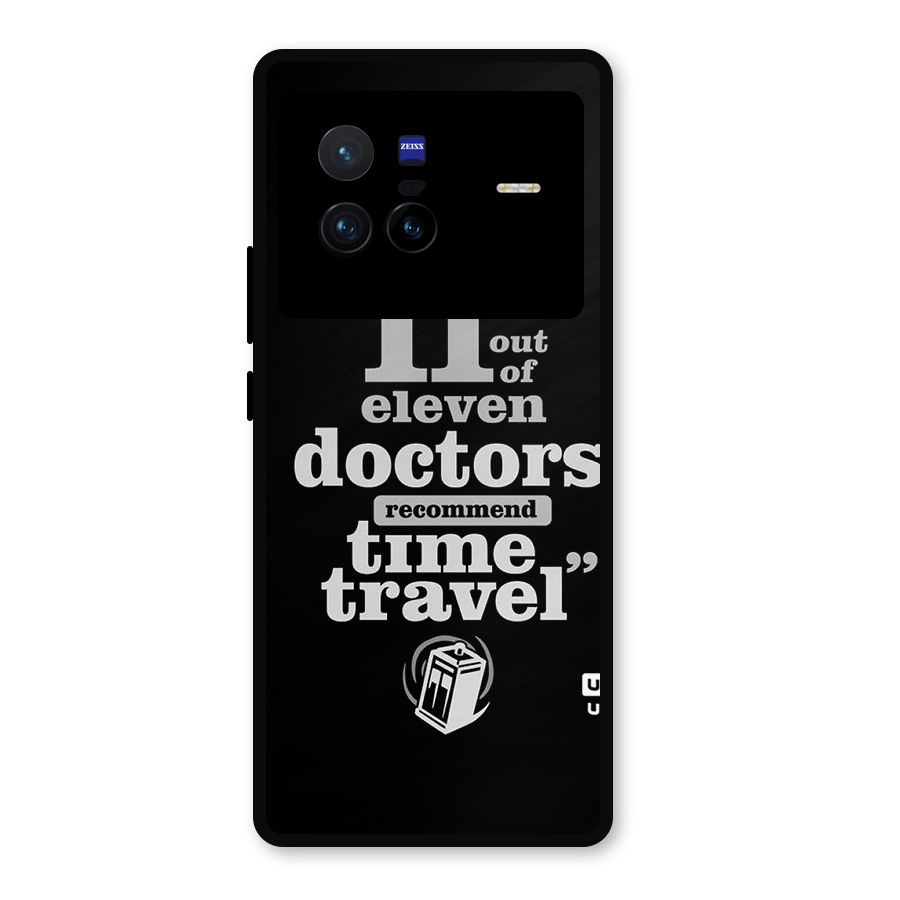 Doctors Recommend Time Travel Metal Back Case for Vivo X80