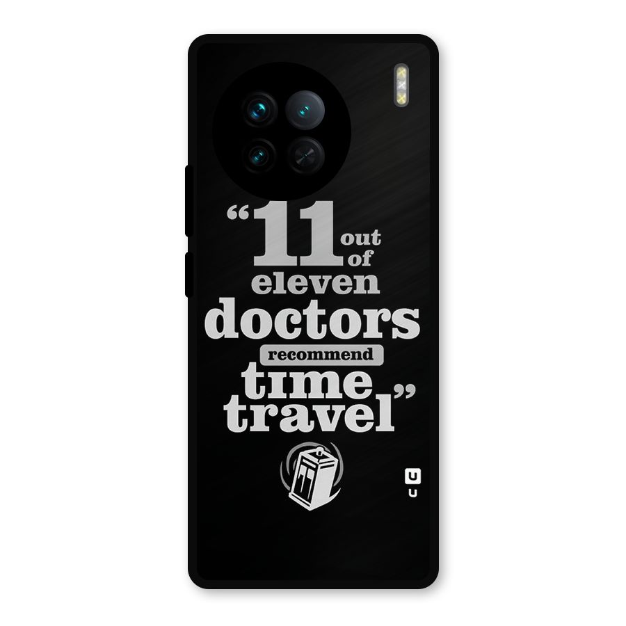 Doctors Recommend Time Travel Metal Back Case for Vivo X90
