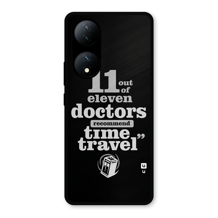 Doctors Recommend Time Travel Metal Back Case for Vivo Y100a