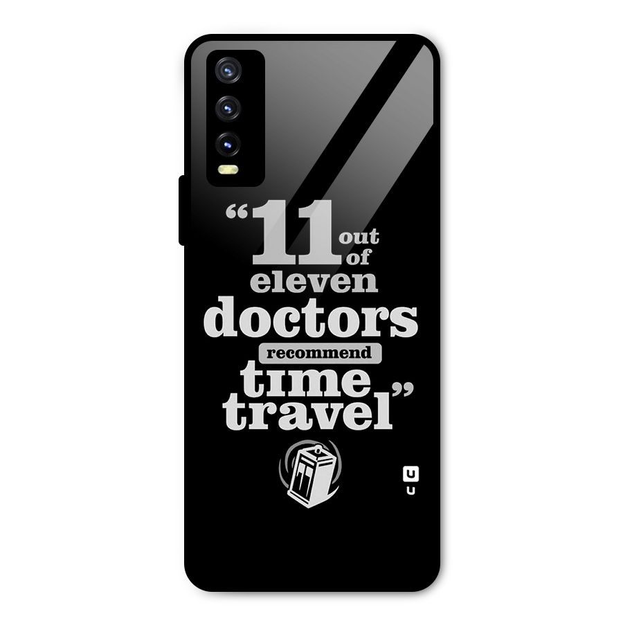 Doctors Recommend Time Travel Metal Back Case for Vivo Y20g