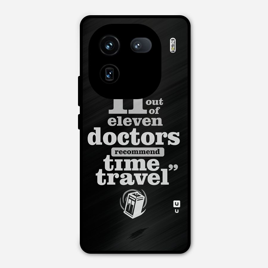 Doctors Recommend Time Travel Metal Back Case for iQOO 12