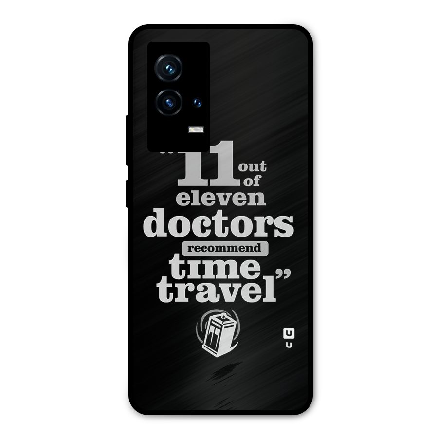 Doctors Recommend Time Travel Metal Back Case for iQOO 9 5G