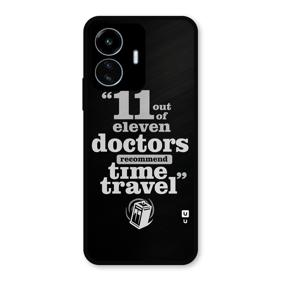 Doctors Recommend Time Travel Metal Back Case for vivo iQOO Z6 Lite 5G