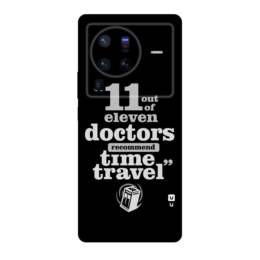 Doctors Recommend Time Travel Original Polycarbonate Back Case for Vivo X80