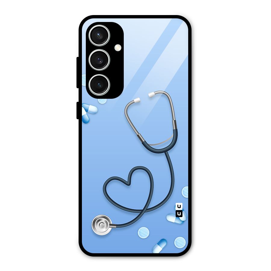 Doctors Stethoscope Glass Back Case for Galaxy S23 FE