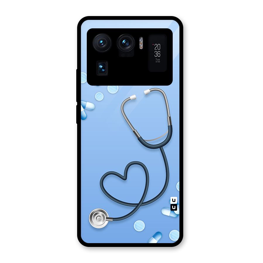 Doctors Stethoscope Glass Back Case for Mi 11 Ultra