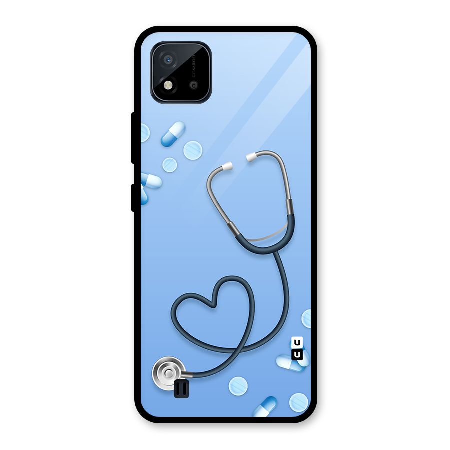 Doctors Stethoscope Glass Back Case for Realme C11 2021