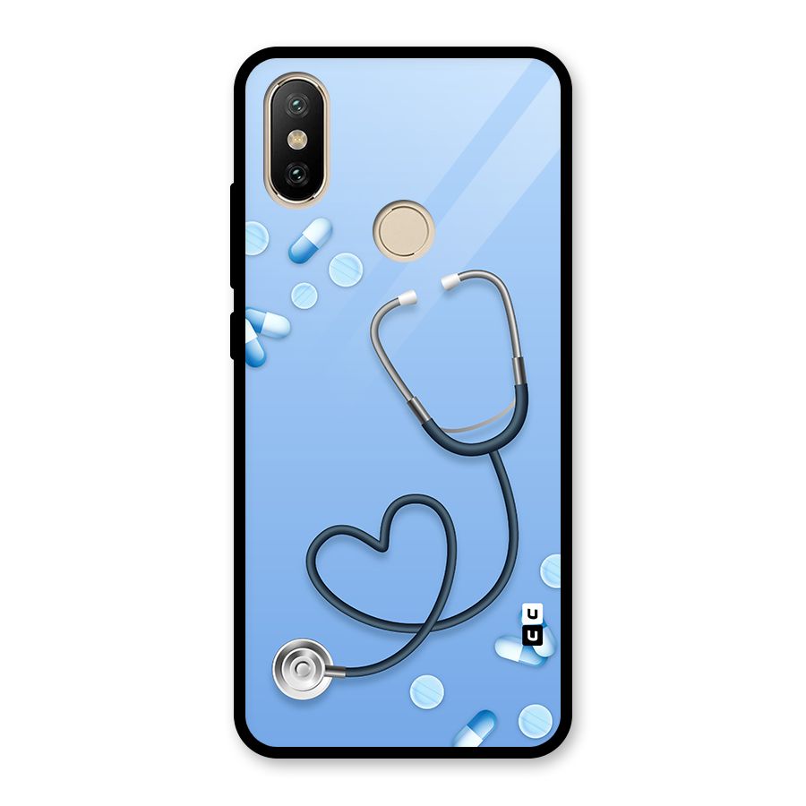 Doctors Stethoscope Glass Back Case for Redmi A2