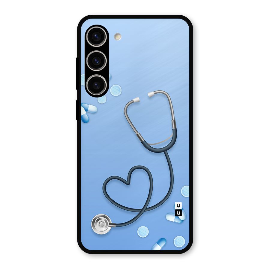 Doctors Stethoscope Metal Back Case for Galaxy S23 Plus