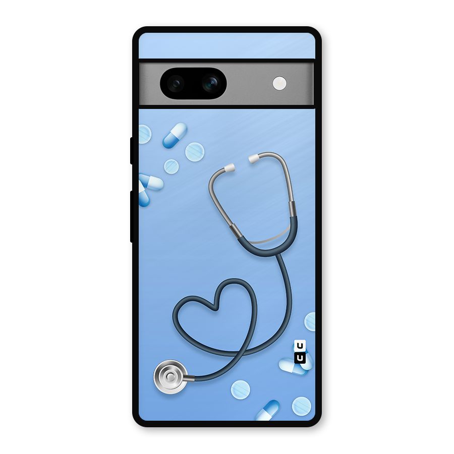 Doctors Stethoscope Metal Back Case for Google Pixel 7a