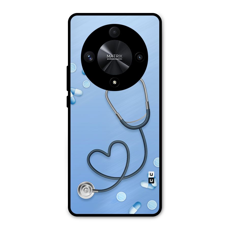 Doctors Stethoscope Metal Back Case for Honor X9b