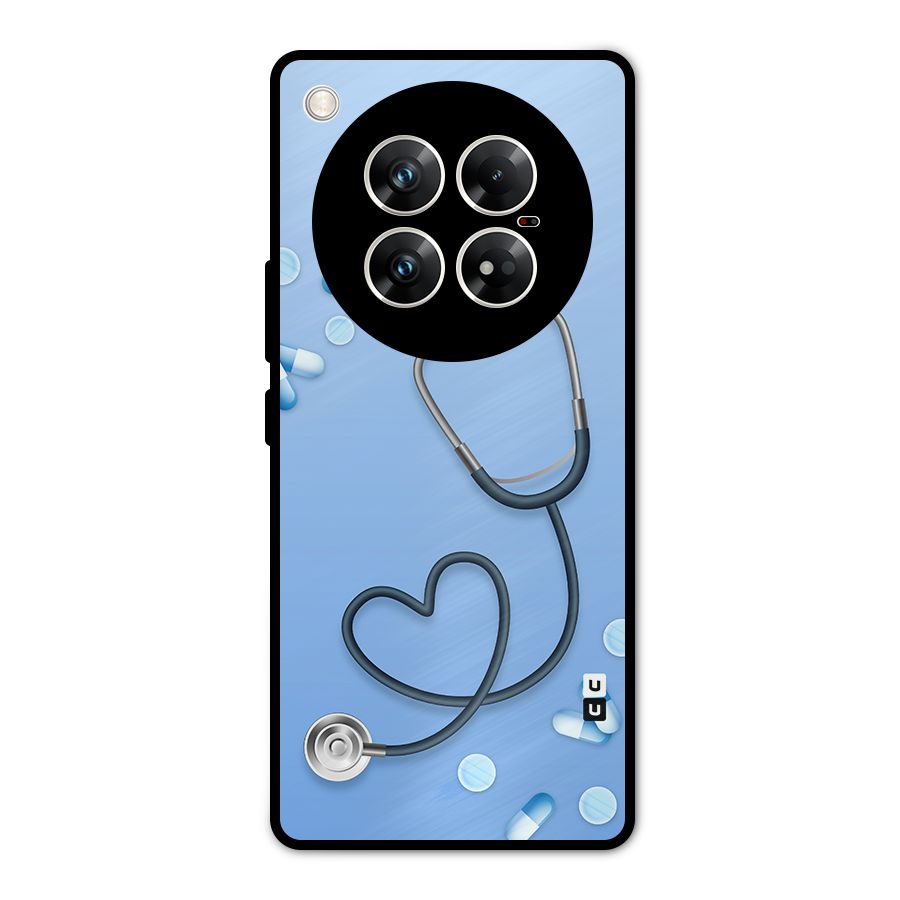 Doctors Stethoscope Metal Back Case for Infinix Zero 40 5G